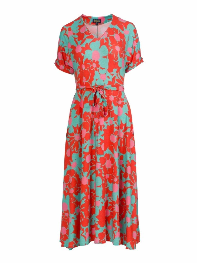 Nieuwe lalamour jurk met 50% korting, Kapellestraat 13 sluis, Bubbles, Maat 42/44 (L), Nieuw
