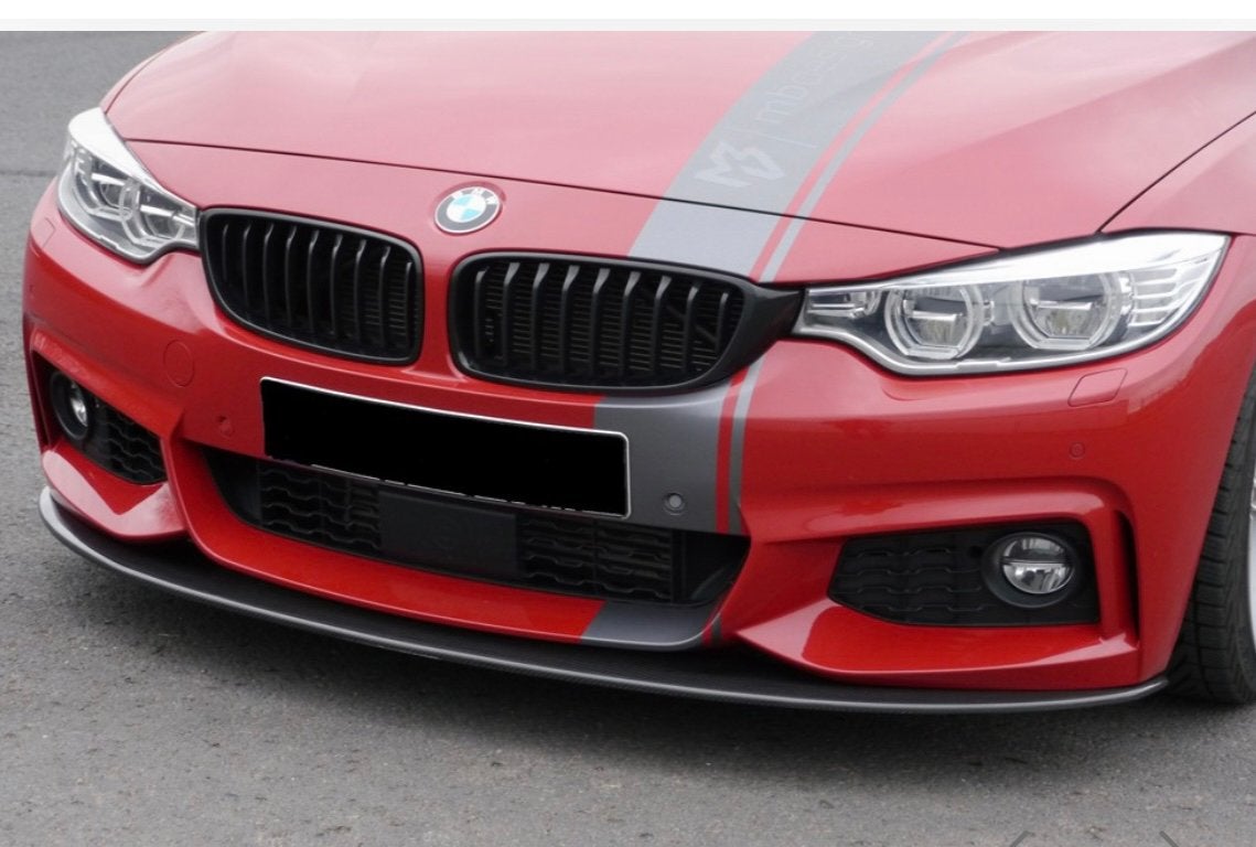 Rieger Carbon splitter  BMW 4 Serie M Pakket F32 F33 F36, Ophalen of Verzenden, Nieuw, BMW