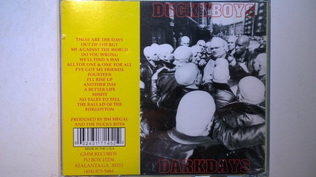 The Ducky Boys - Dark Days, Ophalen of Verzenden, Zo goed als nieuw, Poprock