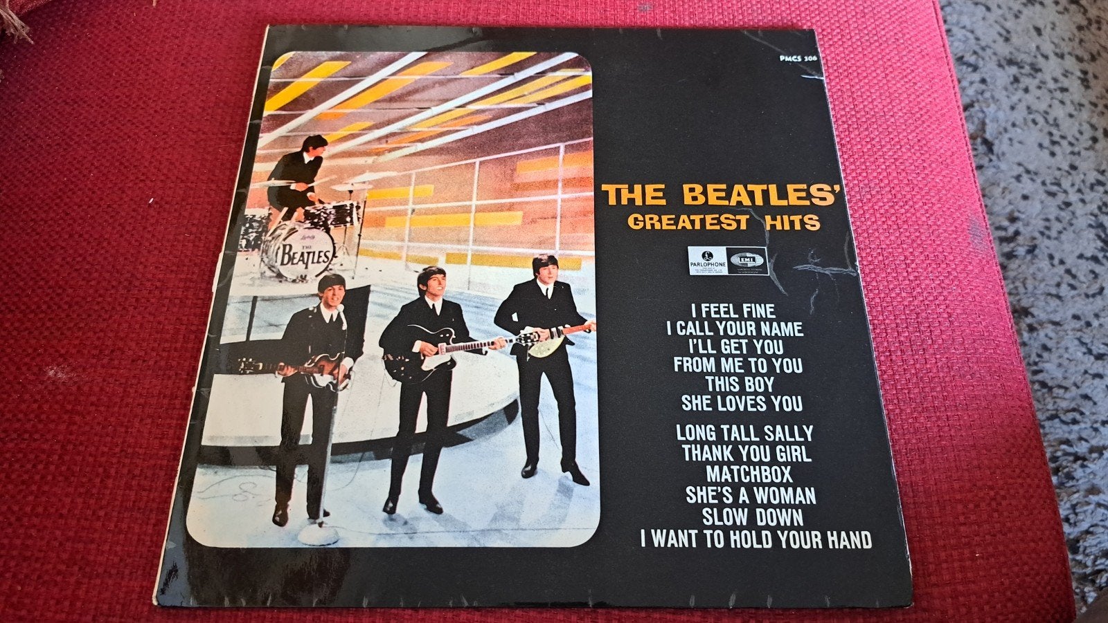 The Beatles'  Greatest hits (Zweedse Parlophone vinyl lp), Ophalen of Verzenden, LP