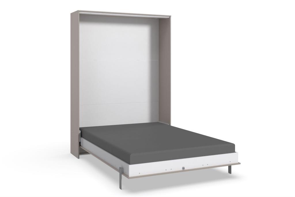 Juist opklapbed verticaal - 140x200 - Taupe, Niet ingevuld, Niet ingevuld, Niet ingevuld