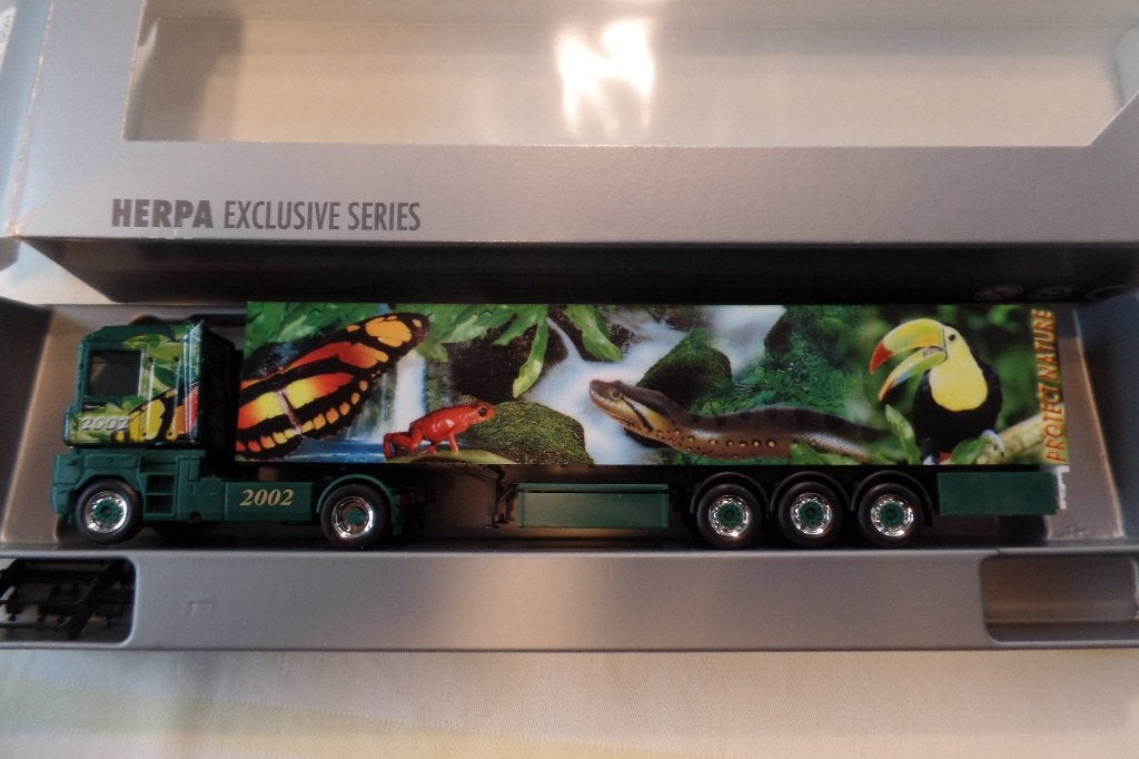 Renault trekker / oplegger HCC 2002  (Herpa), Verzenden, Nieuw, Bus of Vrachtwagen, Herpa