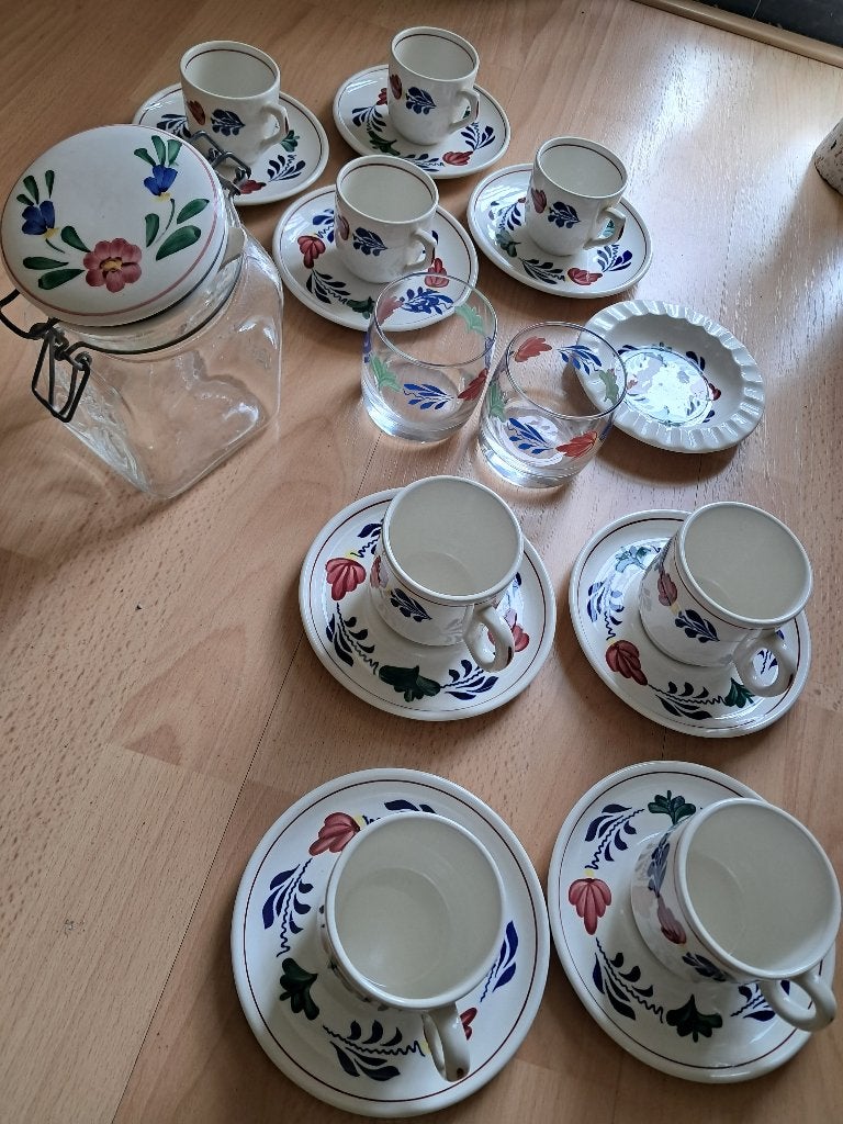 Boerenbont servies, Ophalen, Overige typen, Zo goed als nieuw, Aardewerk