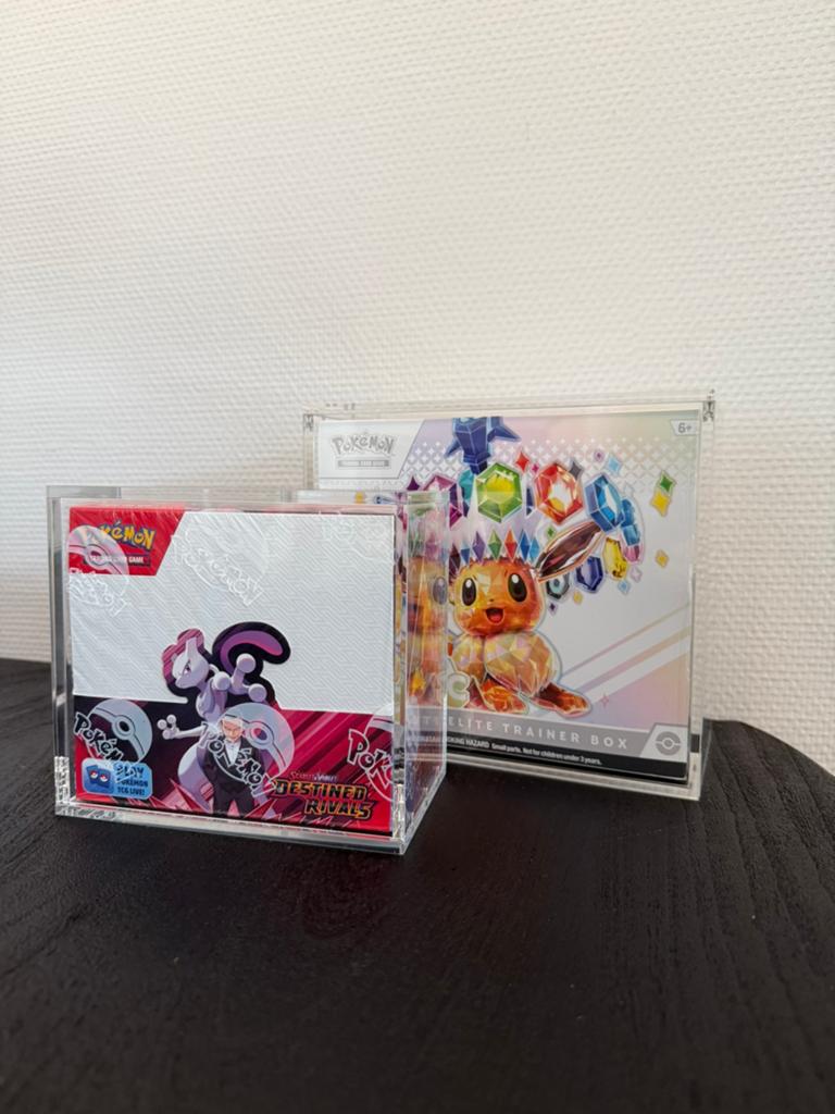 Acryl voor sealed Pokémon of One piece, zie beschrijving, Ophalen, Nieuw, Boosterbox