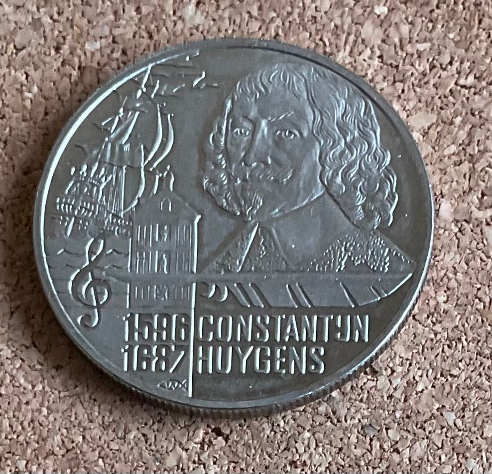 Penning - Nederland 5 Euro 1996 Constantijn Huygens, Postzegels en Munten, Ophalen of Verzenden, Overige materialen, Nederland