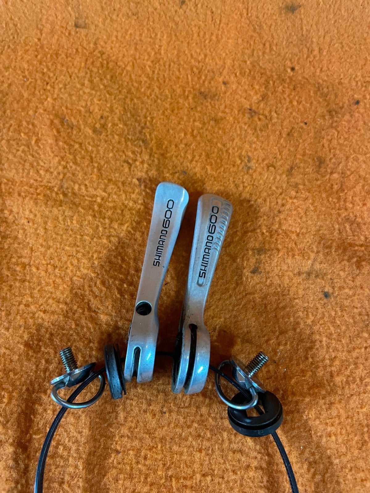 Shimano 600 frame commandeurs - Vintage schakelset, Gebruikt, Verzenden, Derailleur of Ketting, Aluminium