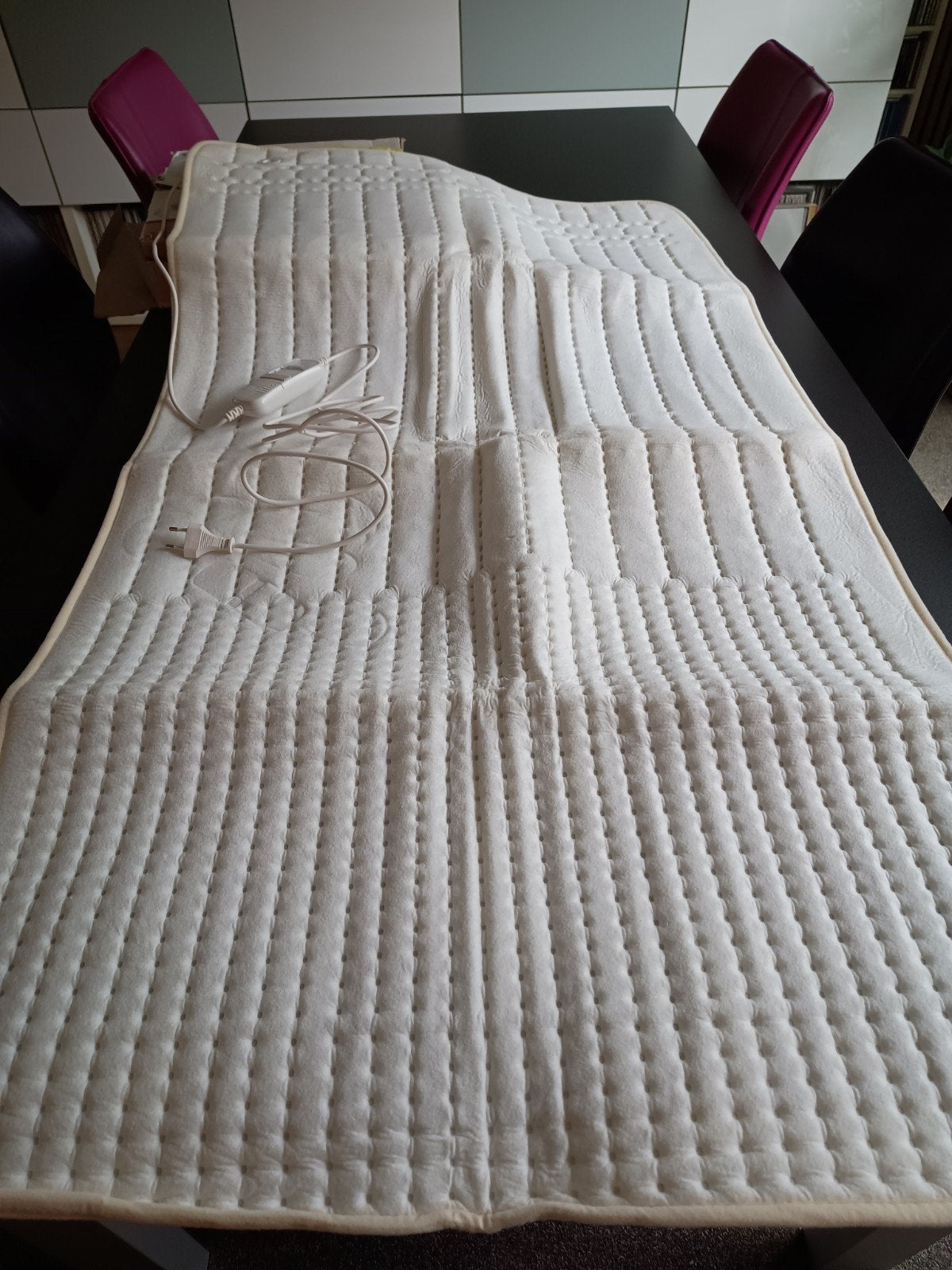 Verwarmde Onderdeken 80x150cm, Ophalen, Eenpersoons, Wit, Deken of Dekbed