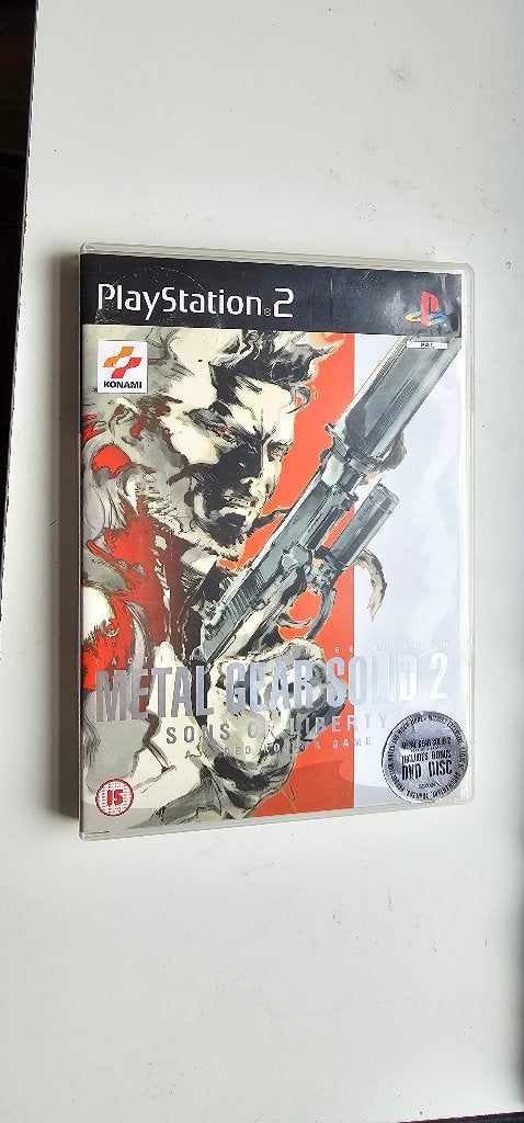 Metal Gear Solid 2 PS2, Spelcomputers en Games, Games | Sony PlayStation 2, Gebruikt, Avontuur en Actie, 1 speler, Vanaf 18 jaar