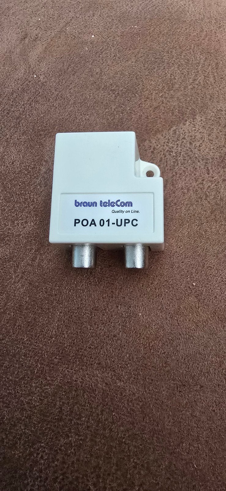 Braun teleCom POA 01-UPC Coax Splitter, Ophalen of Verzenden, Nieuw, Coaxiale kabel