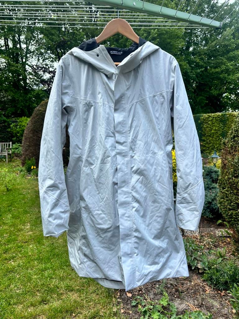Arc'teryx Parka Jas Dames Maat L - Goede Staat, Ophalen of Verzenden, Gedragen, Maat 42/44 (L), Grijs