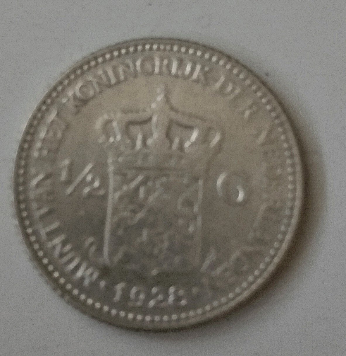 Zilveren Halve Gulden 1928 - Prachtig Exempla, Postzegels en Munten, ½ gulden, Zilver, Ophalen of Verzenden, Koningin Wilhelmina