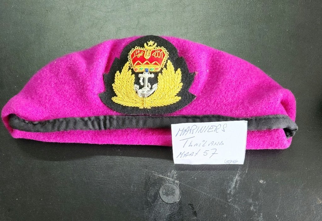 Baret 2 Thailand maat 57, Ophalen of Verzenden, Landmacht, Nederland, Helm of Baret