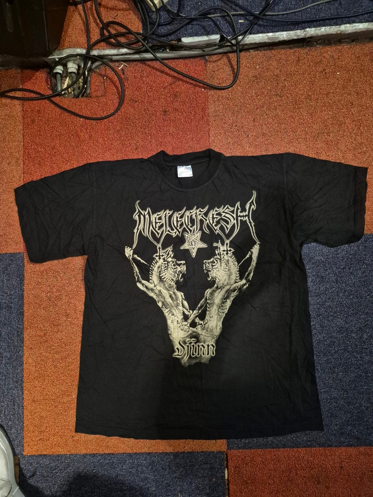 T-shirt Melechesh - Djin ; Mesopotamian Metal ZGAN, Ophalen, Zo goed als nieuw, Kleding