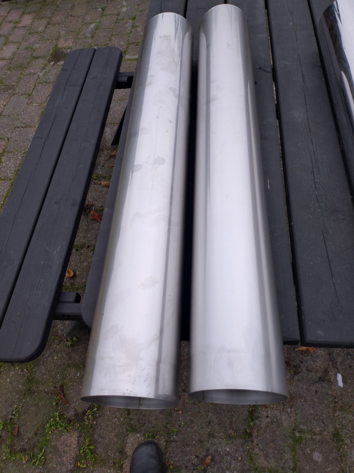 rvs kachelpijp 150 mm, Ophalen of Verzenden, Nieuw