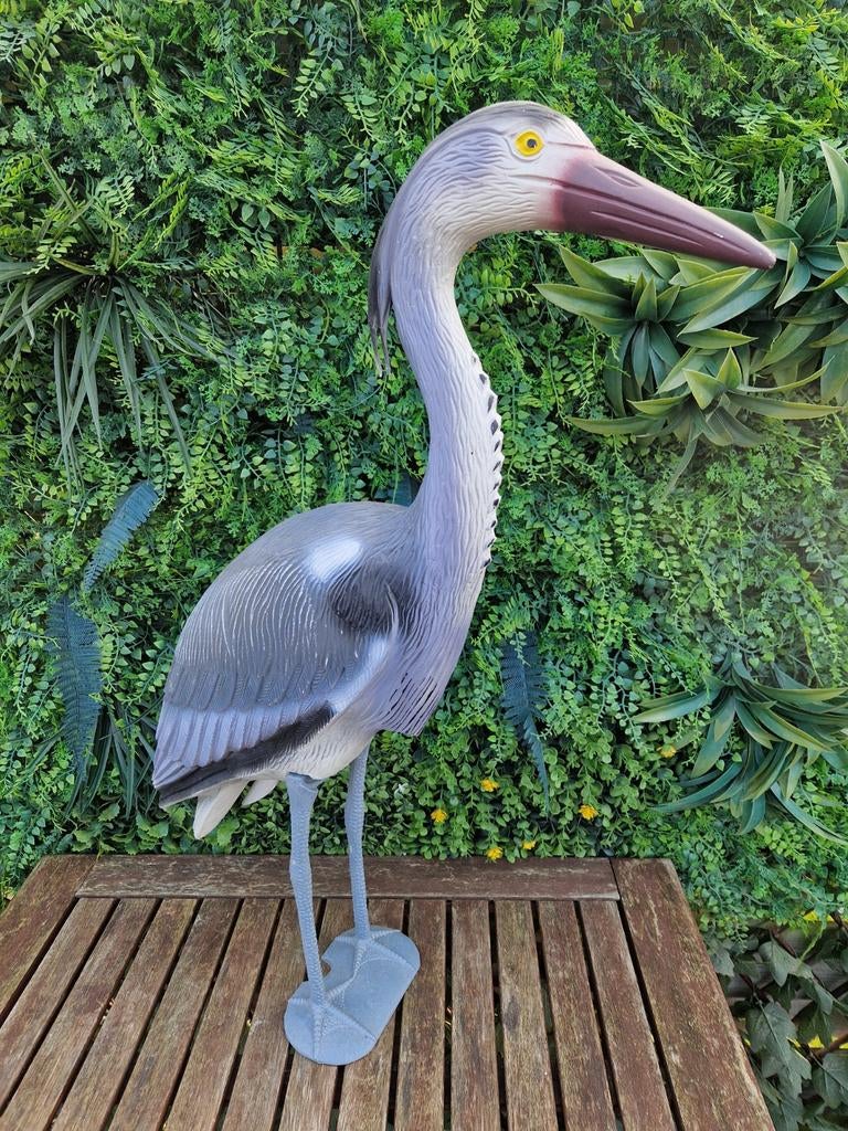 reiger voor bij de vijver, Tuin en Terras, Vijvers, Ophalen, Gebruikt