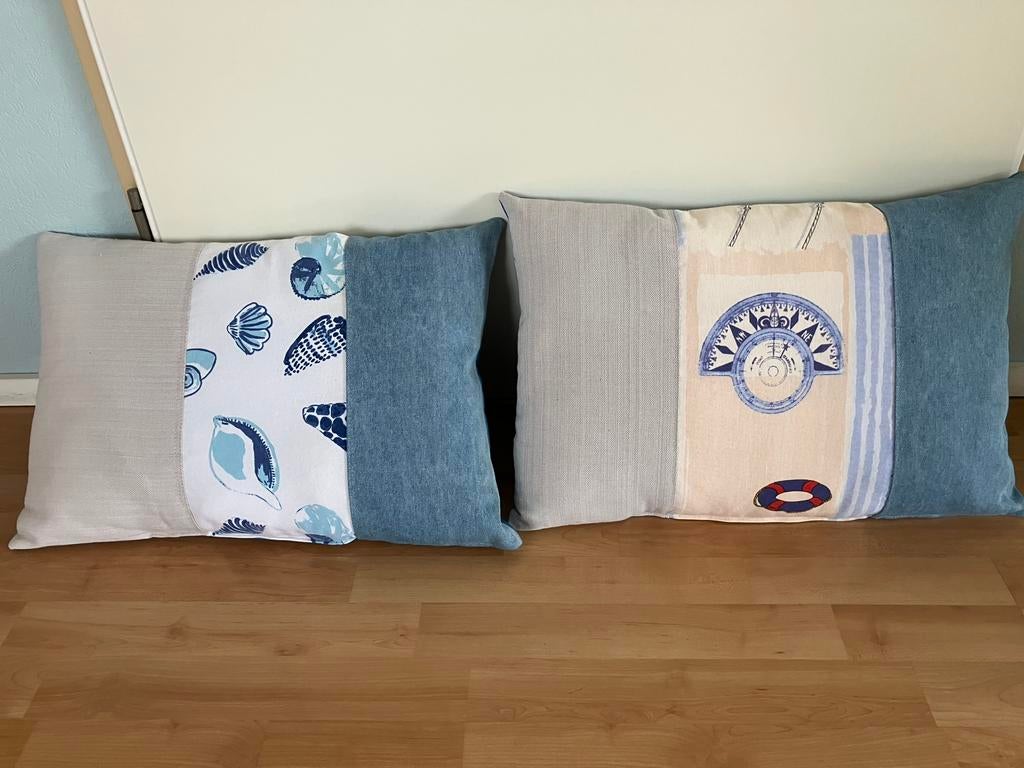 Kussens met nautische motieven, Watersport en Boten, Accessoires en Onderhoud, Ophalen of Verzenden, Nieuw, Interieur en Kussens