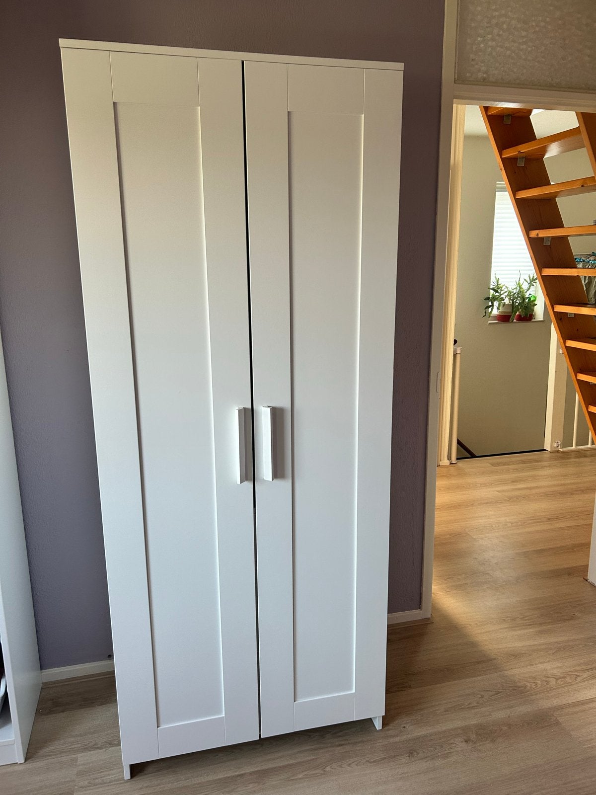IKEA Brimnes kledingkast - Wit, zo goed als nieuw, Ophalen, Overige materialen, 200 cm of meer, 50 tot 100 cm