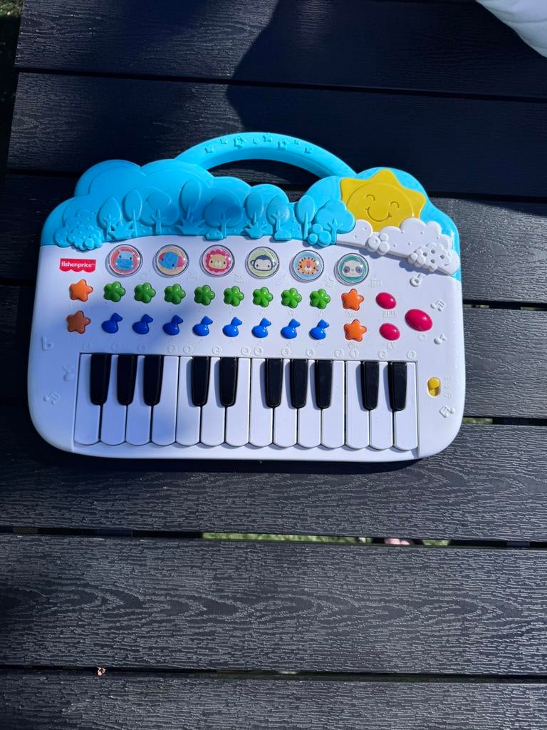 Fisher-Price baby piano / speelgoed keyboard - met geluid, Ophalen of Verzenden, Zo goed als nieuw