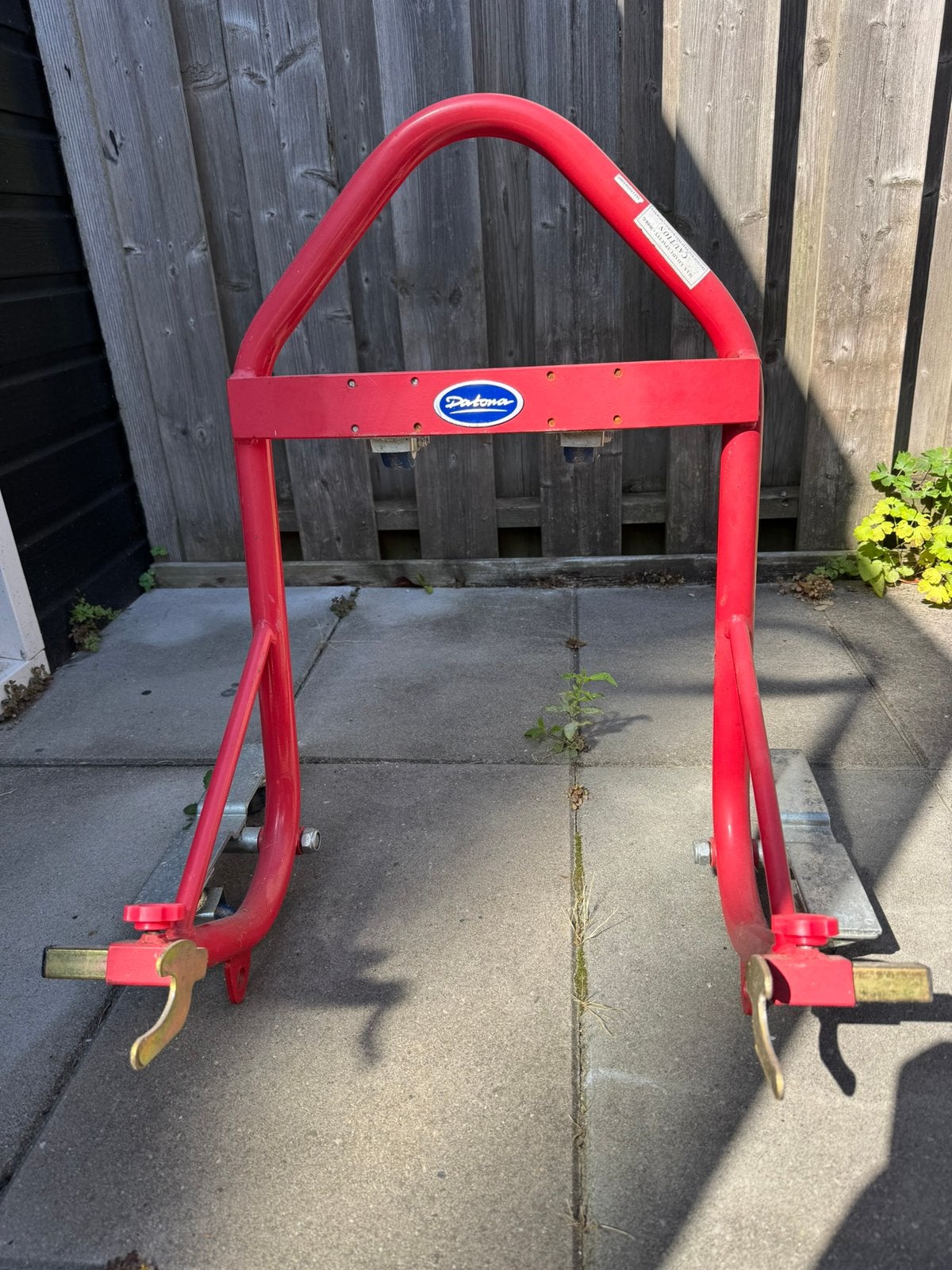 Motor paddockstand, Ophalen