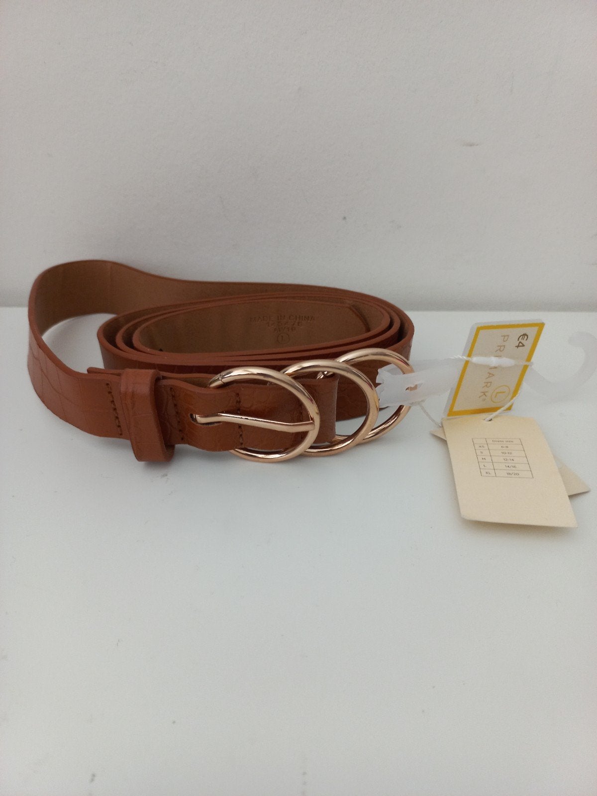 Bruine primark riem voor jeans- size L (ongeveer 42/44), Primark, Nieuw, Tailleriem, Ophalen of Verzenden