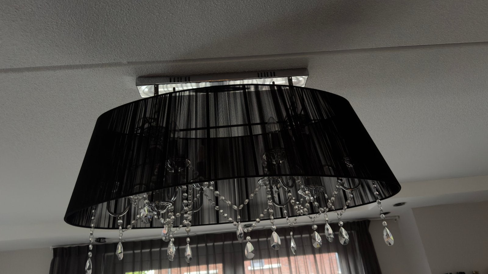 Eettafellamp kroonluchter 100 cm, Ophalen, Gebruikt