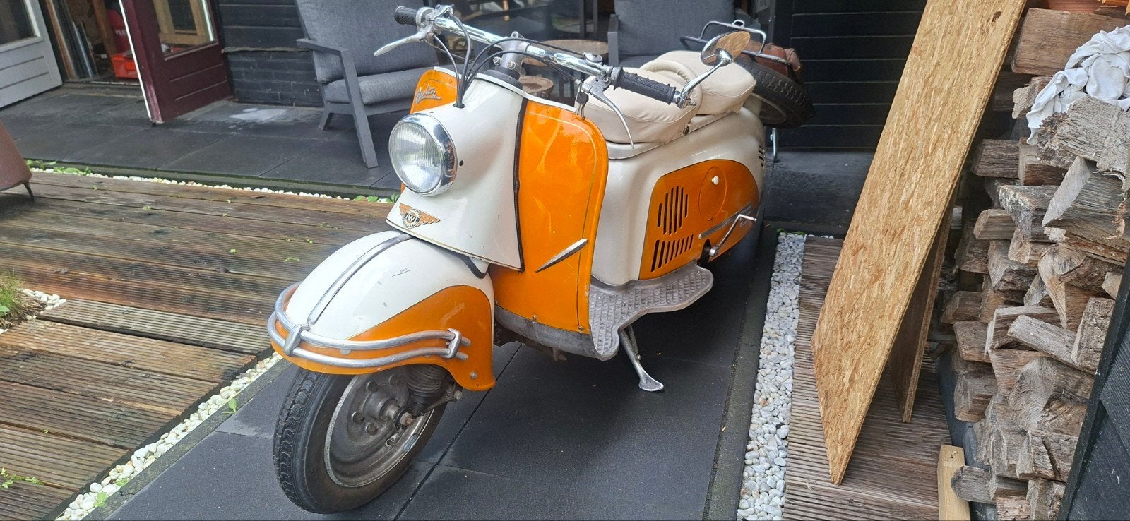 1961 IWL Berlin DDR motor scooter, Scooter, Gebruikt, 11 kW of minder, 150 cc