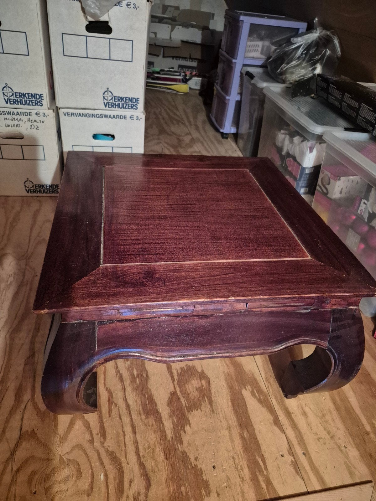 salontafel, antiek., Huis en Inrichting, Tafels | Salontafels, Ophalen, Gebruikt, Vierkant, Klassiek