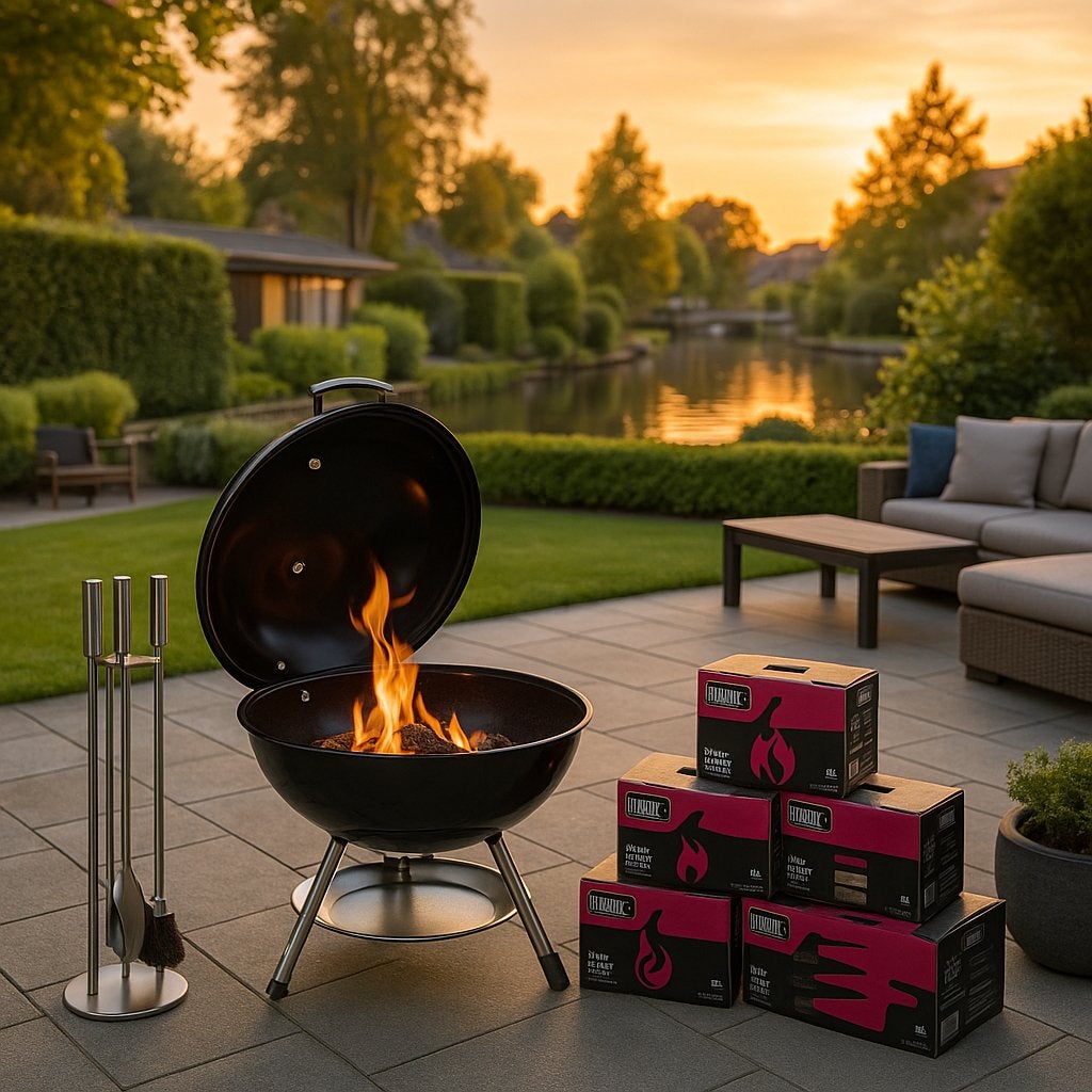 Weber vuurschaal met accessoires in nieuwstaat, Ophalen, Nieuw