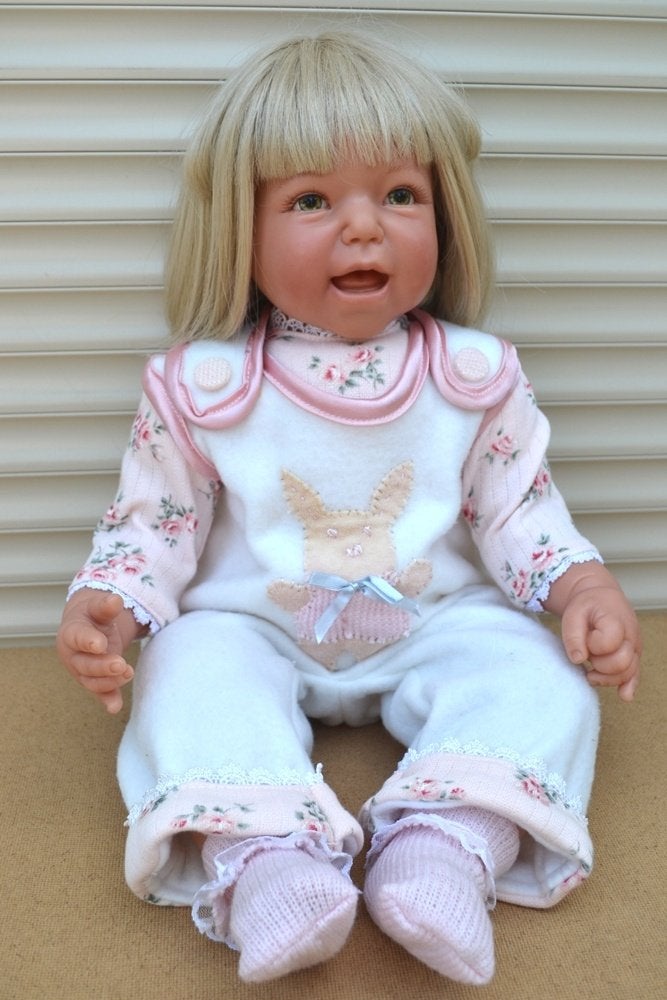 Mooie Reborn pop van Reva Schick NR 7883, Ophalen of Verzenden, Zo goed als nieuw, Pop