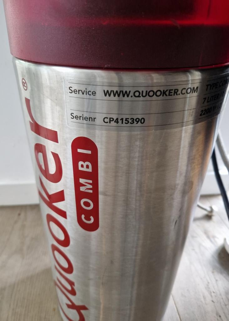 Quooker combi met kraan, Ophalen