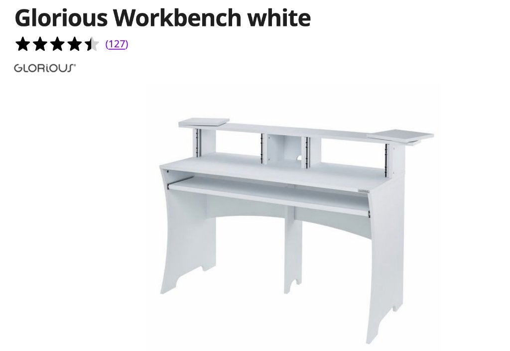 Glorious workbench muziek production, Ophalen, Gebruikt