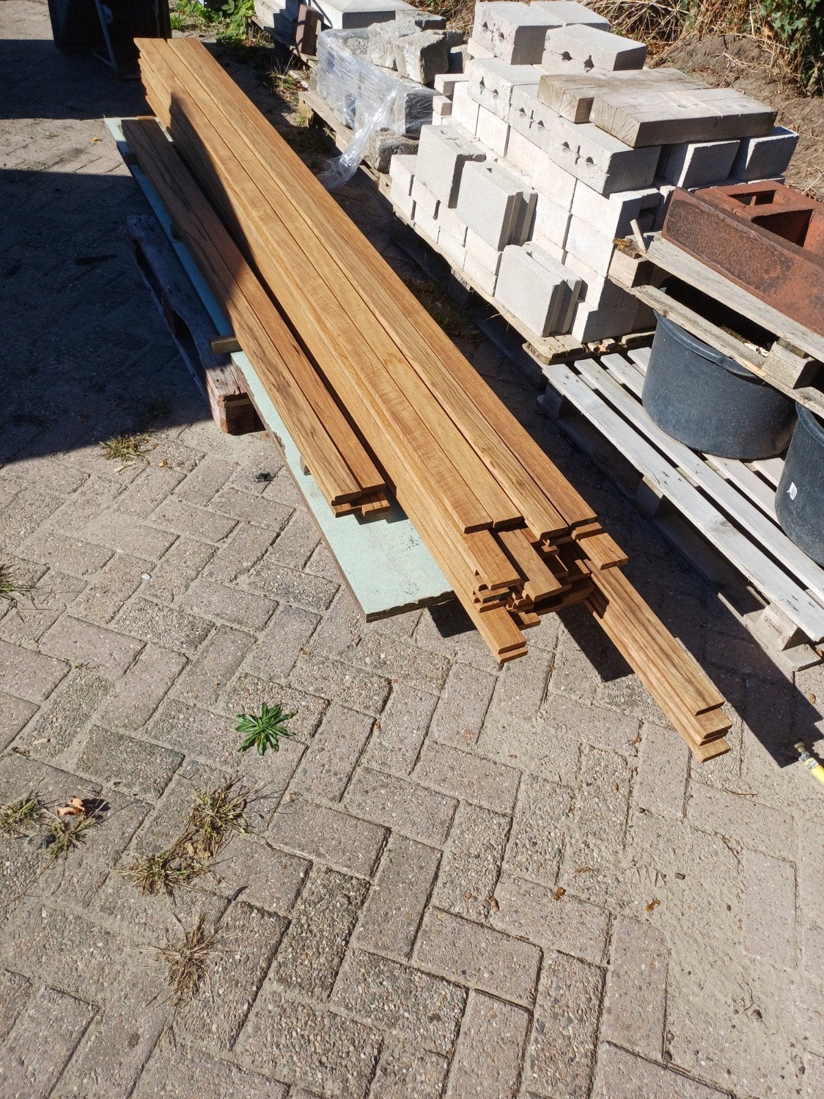 Platowood Fraké Gevelbekleding 18x66mm - 172,4m1, Ophalen, Minder dan 25 mm, Nieuw, Plank