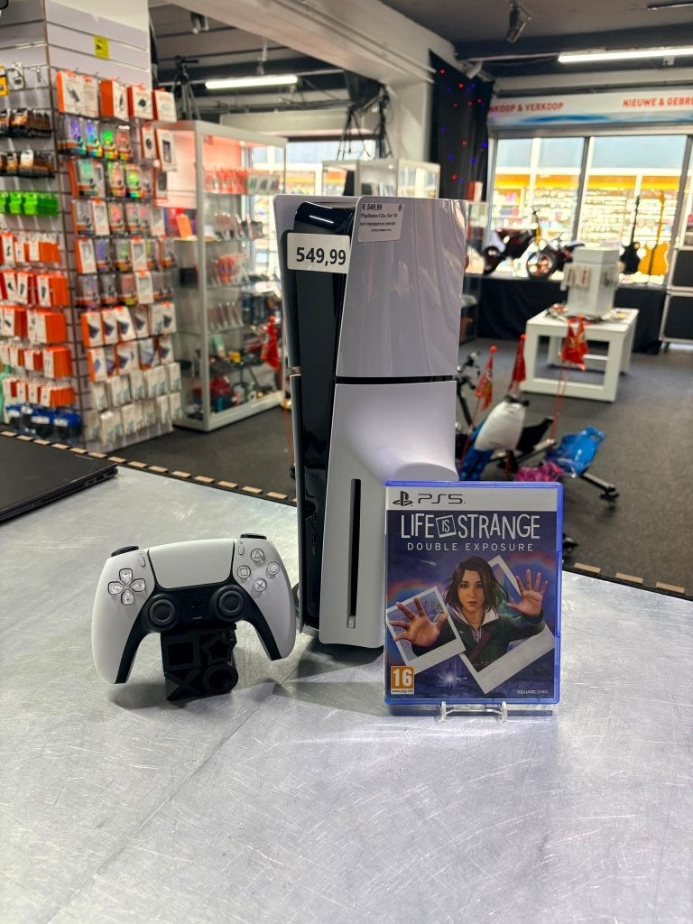 PlayStation 5 Slim Disc 1TB | 1 Controller + Standaard, ., Ophalen of Verzenden, Zo goed als nieuw, .