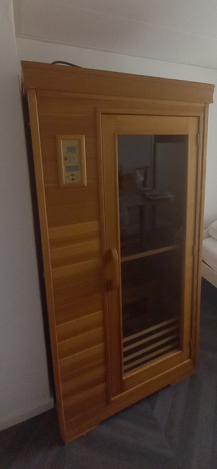 Compacte Infrarood Sauna - In goede gebruikte staat, Sport en Fitness, Sauna, Ophalen of Verzenden, Zo goed als nieuw, Infrarood