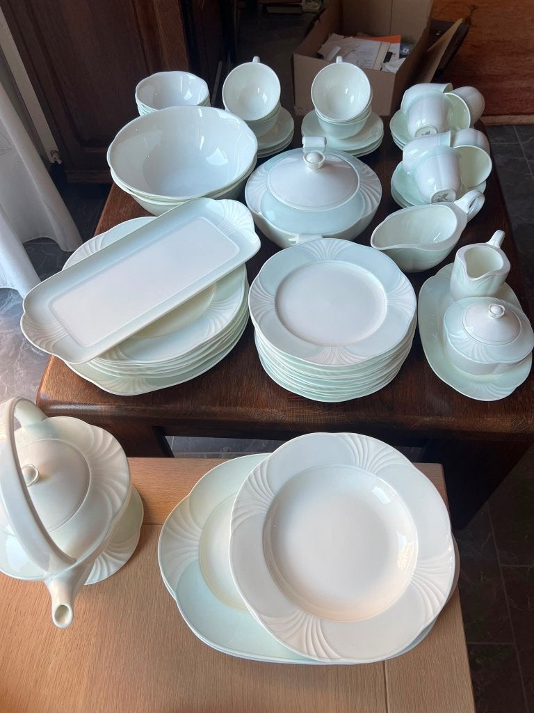 Villeroy & Boch "Delta" Bone China servies - Compleet, Klassiek, Villeroy & Boch, Ophalen of Verzenden, Zo goed als nieuw