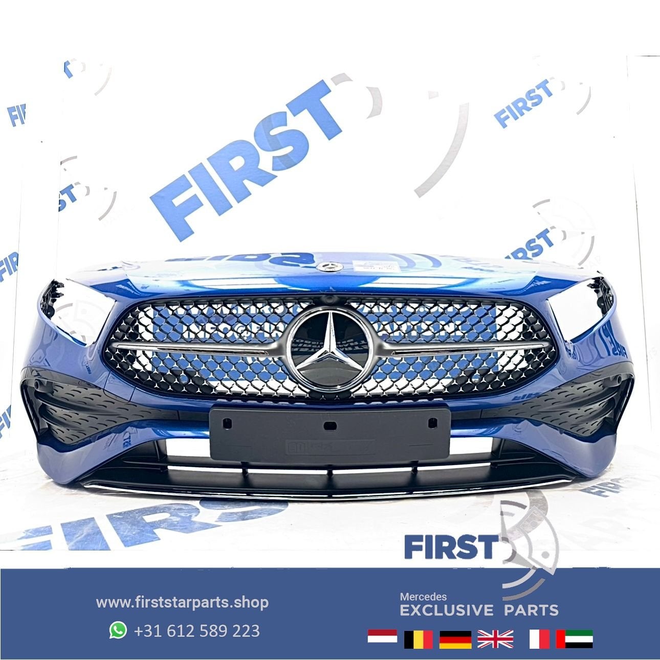 W177 FACELIFT BUMPER AMG A1778858705 VOORBUMPER COMPLEET 202, Auto-onderdelen, Carrosserie en Plaatwerk, Gebruikt, -, Voor, Ophalen of Verzenden