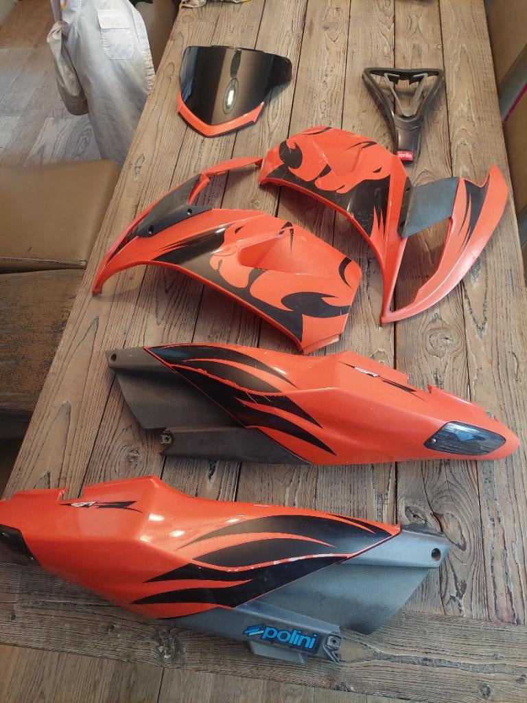 Sr50 factory kappenset, Ophalen of Verzenden, Gebruikt, Kap, Aprilia