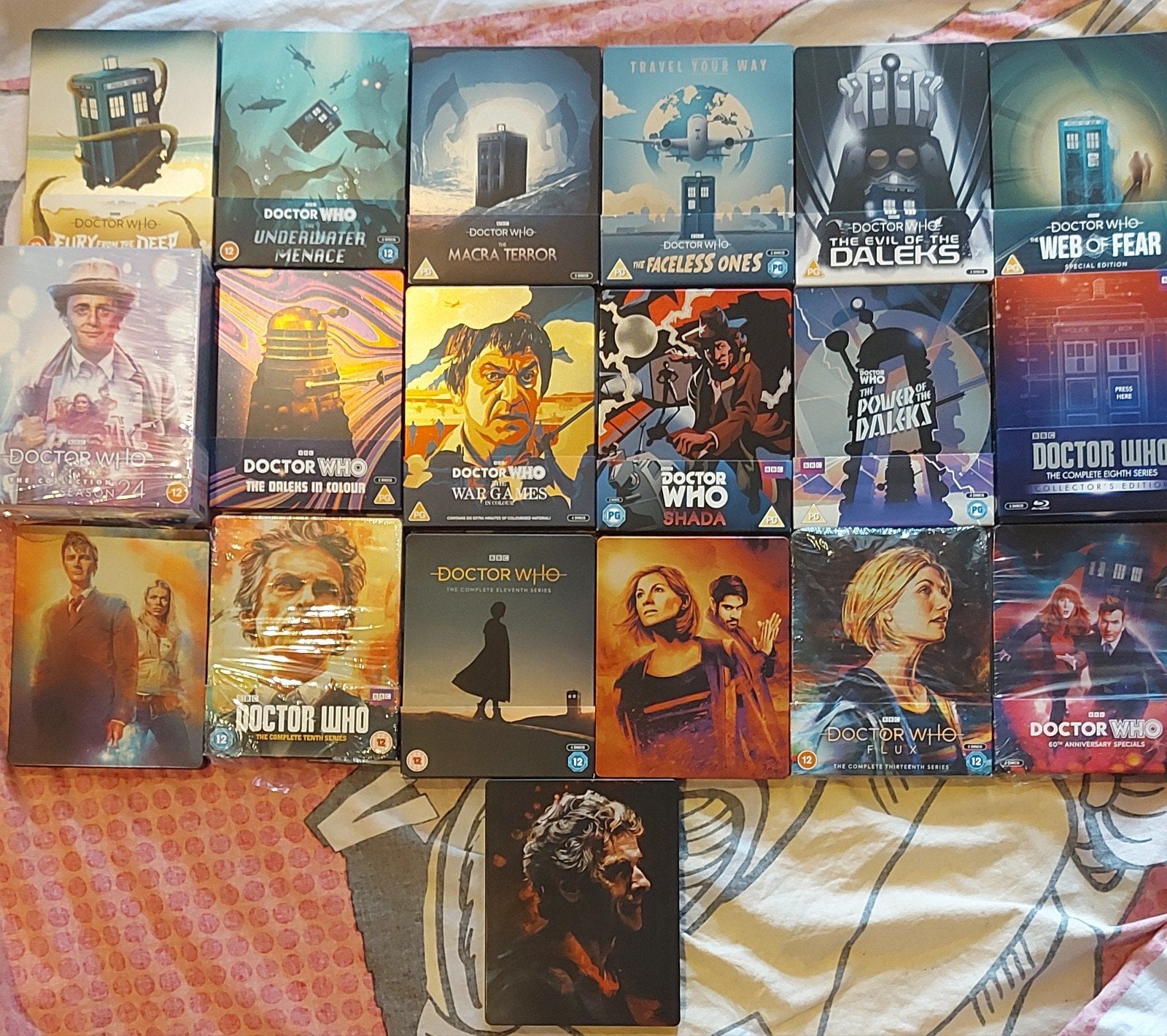 Collectie Doctor Who Blu-rays (zie omschrijving), Engels, Science Fiction en Fantasy, Engels, Ophalen of Verzenden