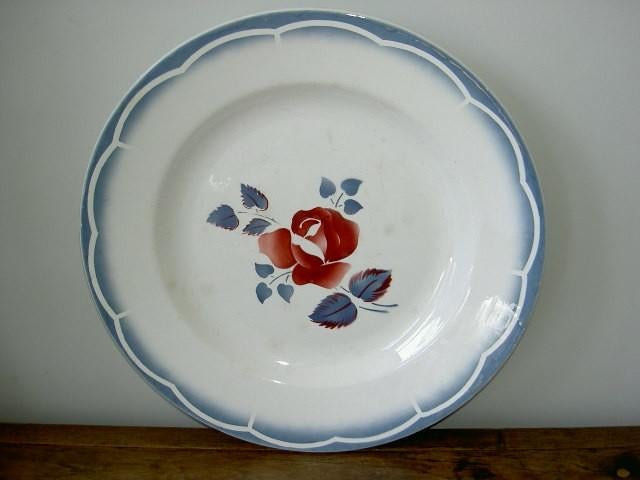 Franse schaal Sarreguemines, Antiek en Kunst, Ophalen of Verzenden