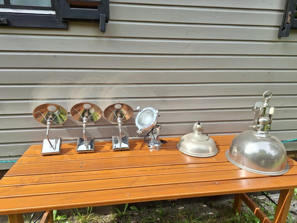 Diverse lampen Riviera Maison stijl (grote lamp verkocht), Ophalen of Verzenden, Gebruikt, Riviera Maison, Landelijk, Klassiek