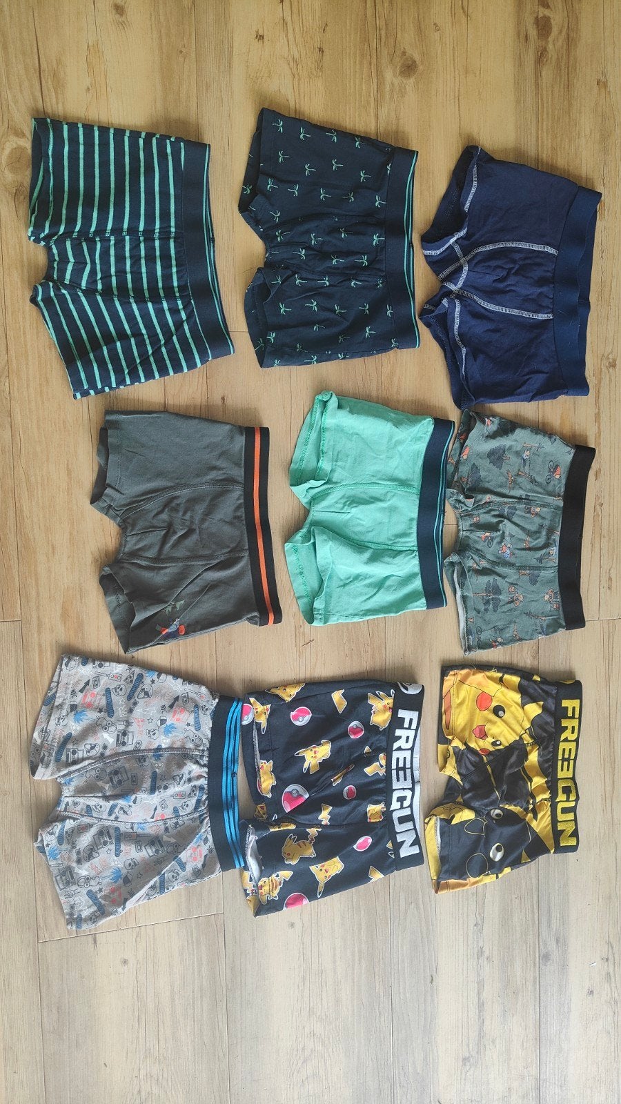 9 Hema Pokemon boxershorts maat 134/140, Nacht- of Onderkleding, Gebruikt, Ophalen of Verzenden, Hema, Freegun