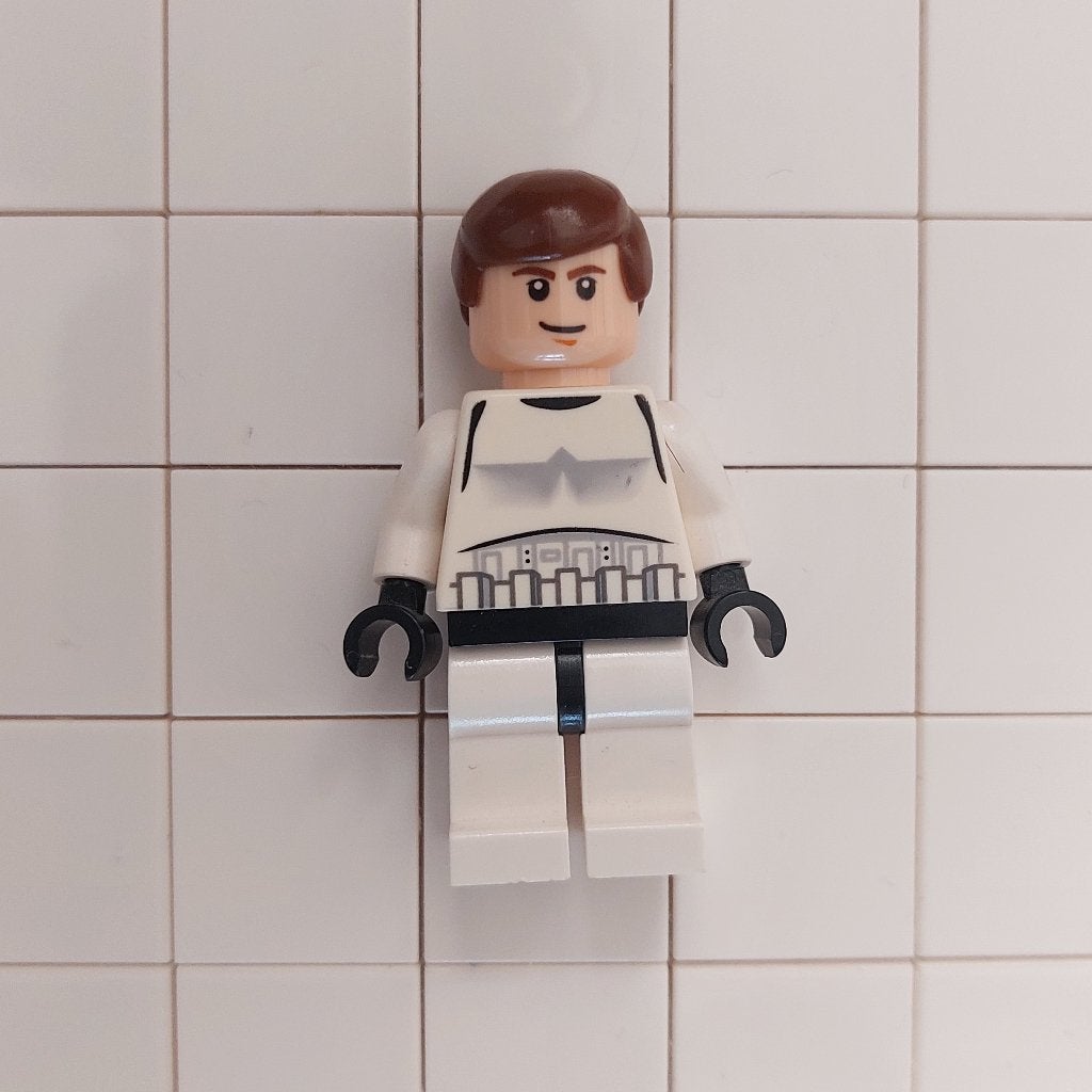 LEGO Star Wars Minifig - Han Solo - sw0205, Ophalen of Verzenden, Zo goed als nieuw