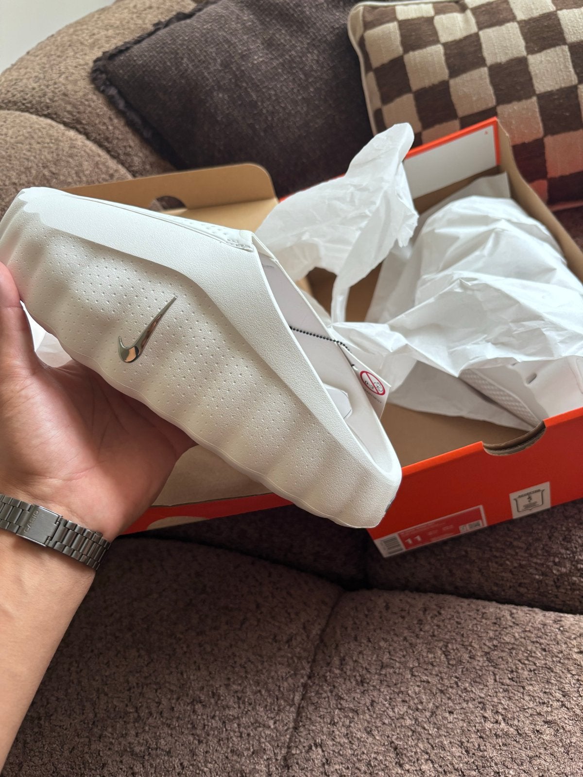 Nike Mind 001 Slippers - Nieuw in doos, Kleding | Heren, Ophalen, Nieuw, Wit