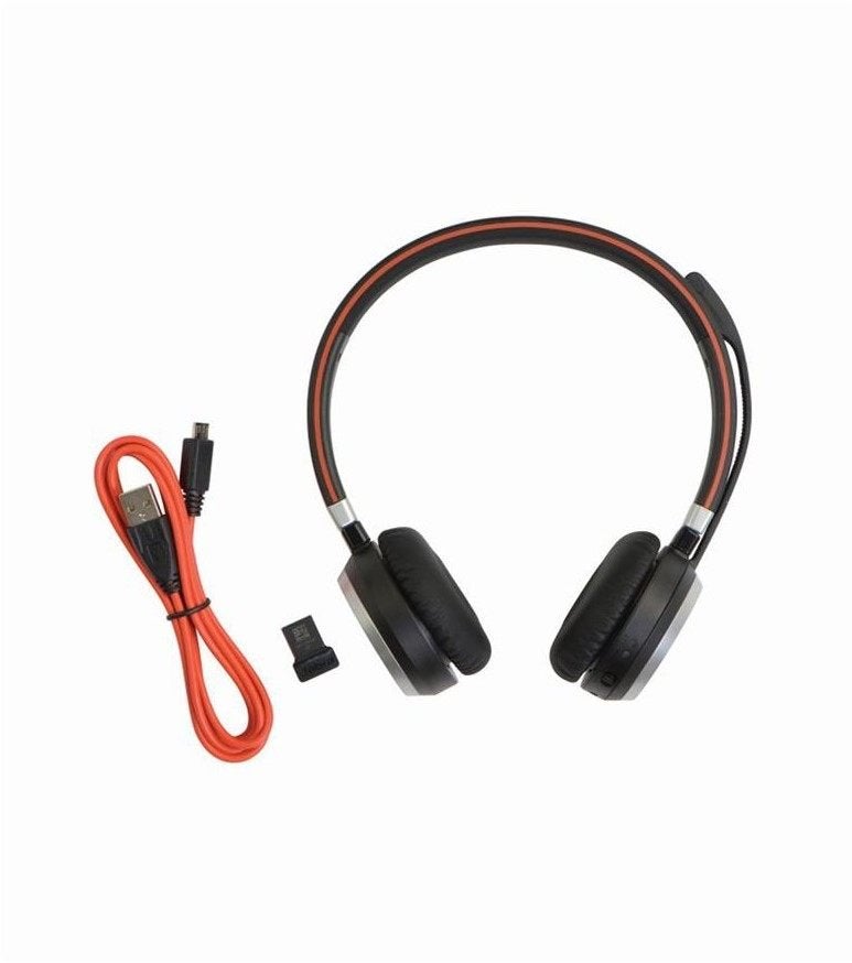 [ZGAN] Jabra Evolve2 65 MS Wireless BT stereo, Computers en Software, Headsets, On-ear, Ophalen of Verzenden, Zo goed als nieuw