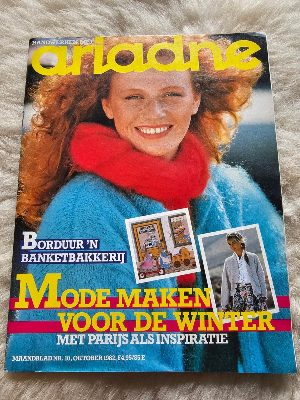 Vintage handwerk tijdschrift Ariadne Nr 10. 1982, Ophalen of Verzenden, Gelezen, Damesbladen
