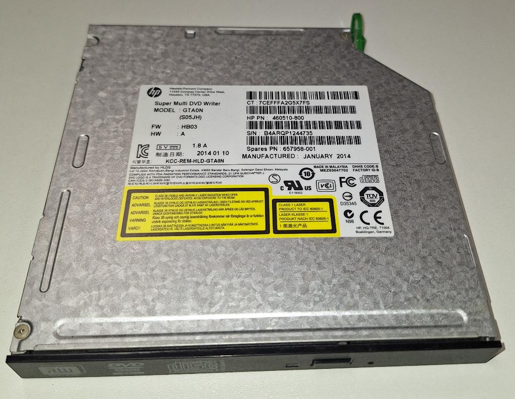 HP Super Multi DVD Writer GTA0N, Computers en Software, Optische drives, Ophalen of Verzenden, Zo goed als nieuw, Intern, Dvd
