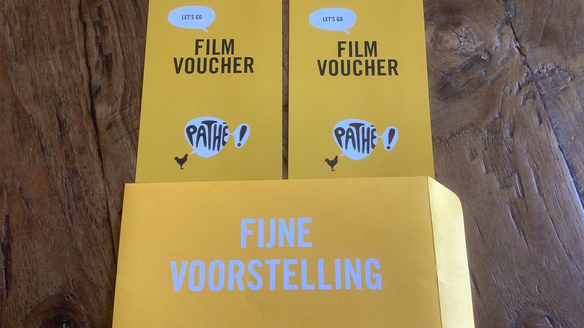 Pathè vouchers, Tickets en Kaartjes, Twee personen, Niet van toepassing, Vrijkaartje specifieke film