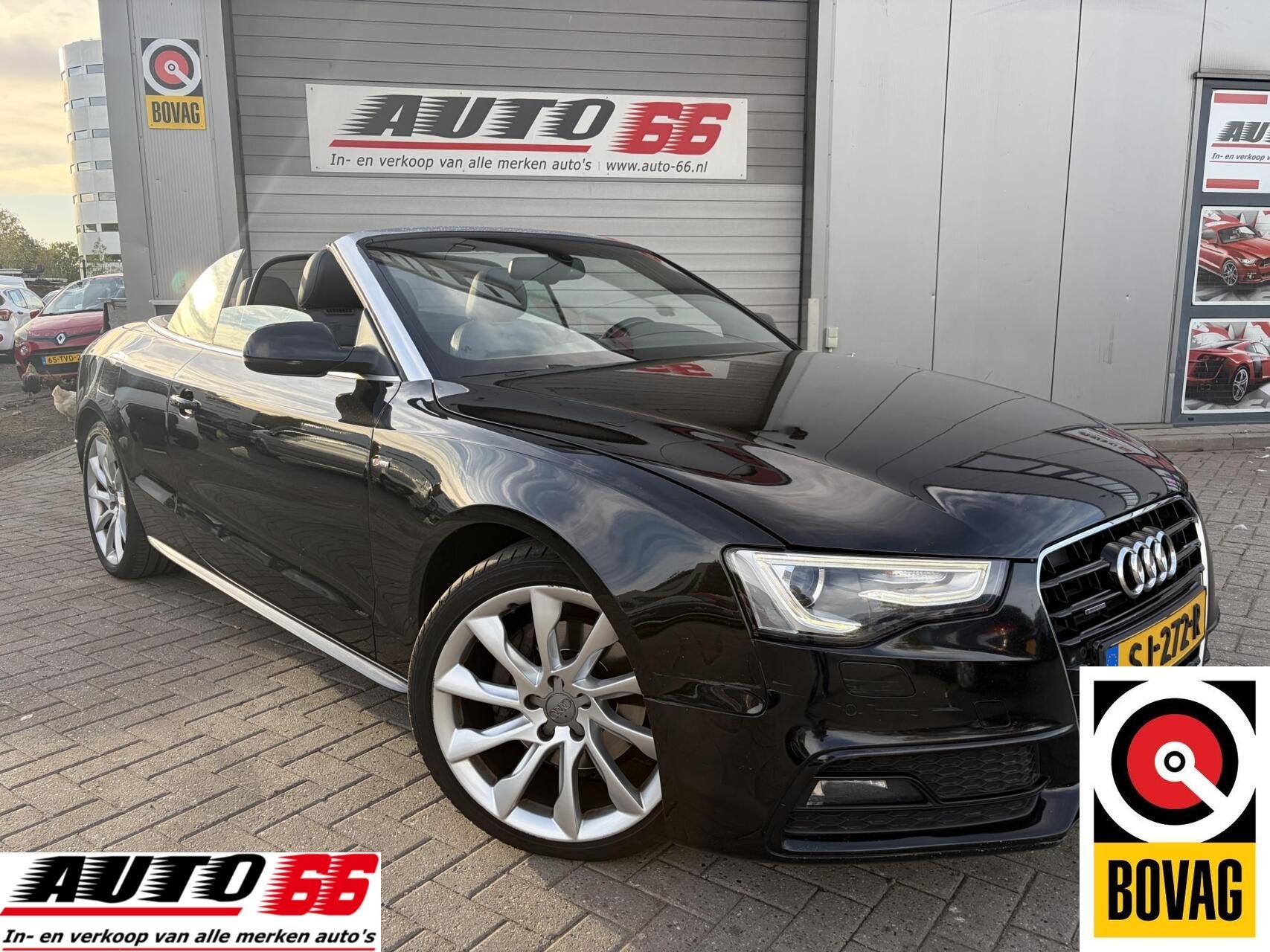 Audi A5 Cabriolet 3.0 TDI quattro Pro Line, Auto's, Automaat, Euro 5, Gebruikt, Zwart
