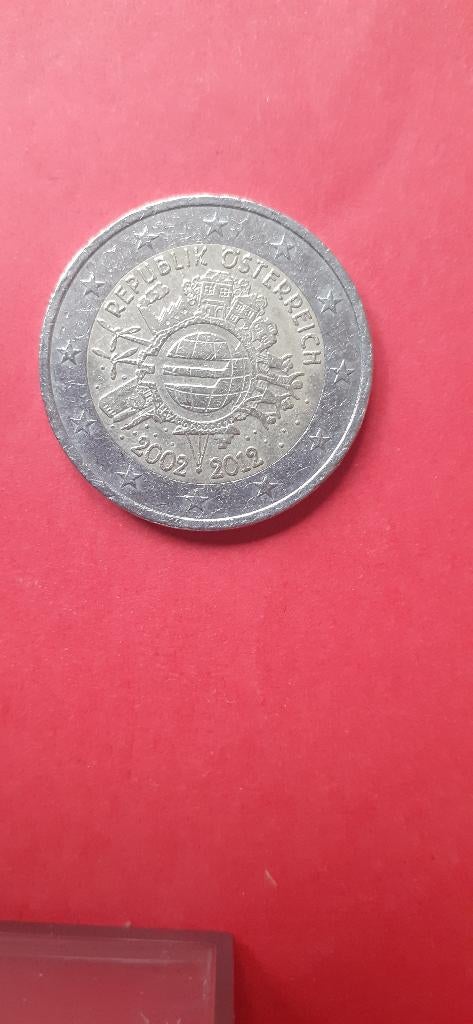 Oostenrijk € 2 2012 "10 years of euro ", Postzegels en Munten, Munten | Europa | Euromunten, Verzenden, Oostenrijk, 2 euro, Losse munt