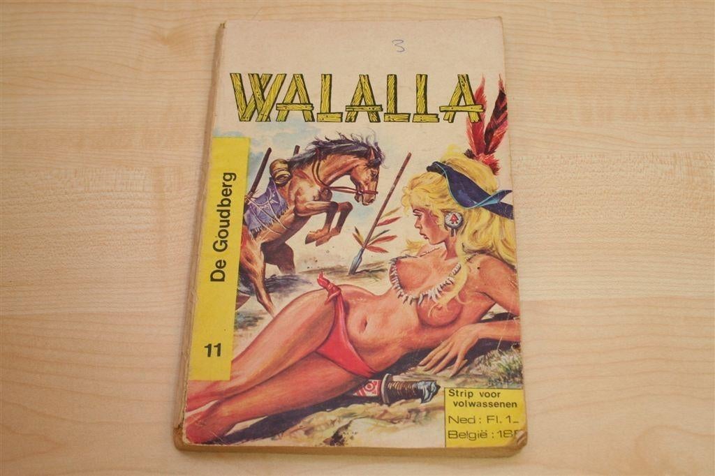 Walalla [1971] — Erotische Strip van Tekenaar Joop Duvekot, Boeken, Stripboeken, Eén stripboek, Ophalen of Verzenden, Gelezen